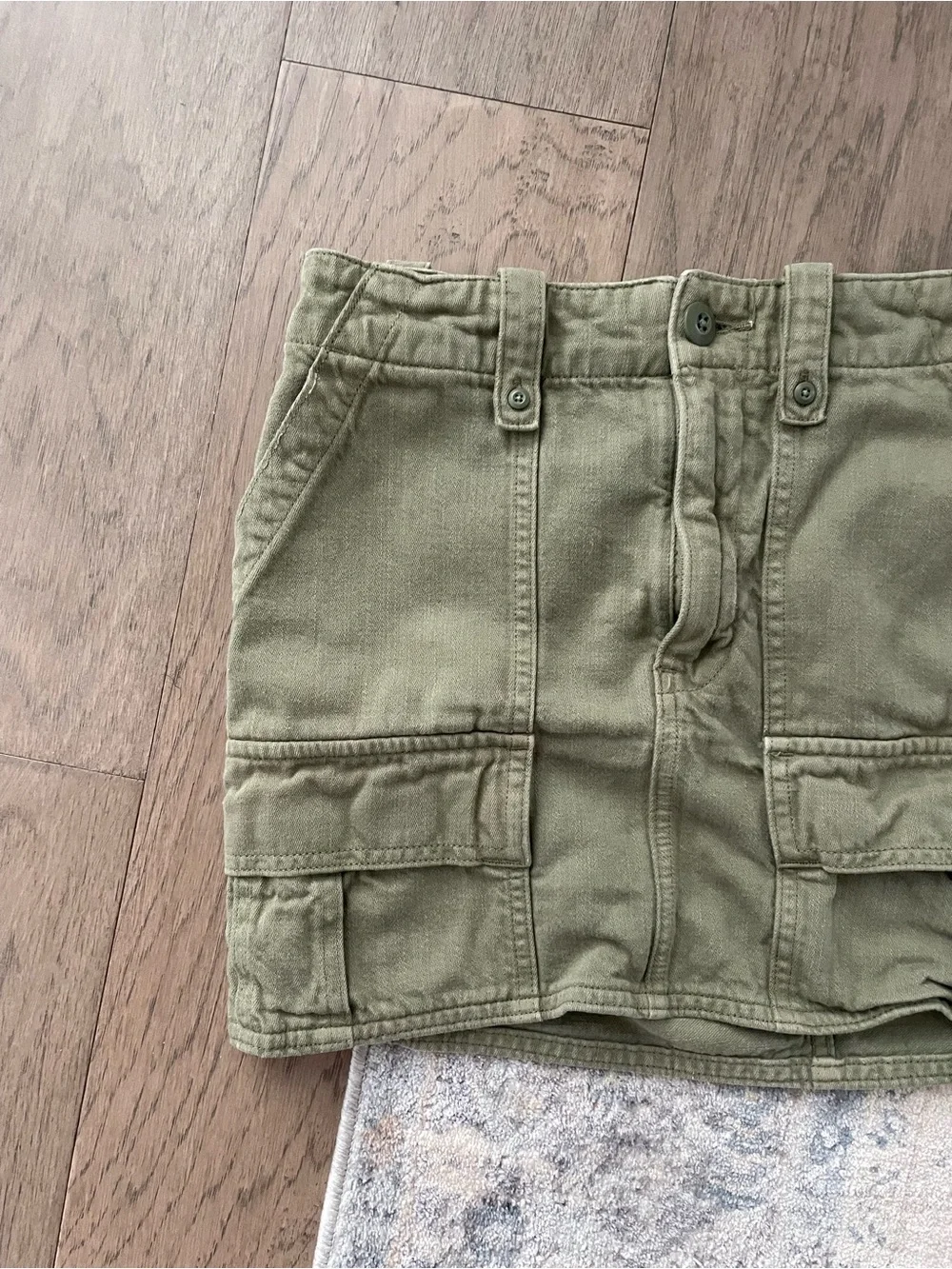 Aritzia Denim Forum The '90s Utility Jean Mini Skirt